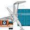 Side loader container trailer, 20ft 40ft container side loader for sale