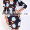 Pretty Steps 2016 Fashion Women Autumn Slim Dress Half Sleeve Printed Women Dresses