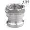 2.5inch aluminium camlock coupling for water pump