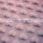 2016 fashion design high quality 100% polyester super soft Oeko-tex 100 lovely heart minky dots
