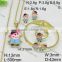 Hot gold color cartoon style stainless steel jewelry set made in china