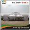 China made 10x20m clearspan marquee with 5x5m pagoda tents side by side as entrance canopies (linings&curtains inside)