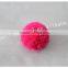 Colorful customized size polyester yarn pom pom ball for decoration