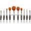 10 PCS/SET Cosmetic Brushes Makeup Tools Eyebrow Eyeliner Lip Facial Makeup Oval Brushes