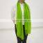 Blacklight green item silk scarf from Vietnam with best price