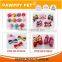 wholesale layered dog cat ribbon hair bows with rubber bands