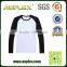 2015 new fashion blank raglan t shirt wholesale long sleeve raglan t-shirt