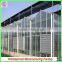 Hot sale multi-span glass 7.2m agriculture greenhouses for garden