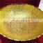 New Design 2015 gold plated brass bowl for wedding gift and return gift