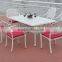Sigma cast aluminium garden furniture dinning set outdoor table and chairs