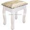 Durable powder coating frame mirrored dresser wholesale wooden carving dressing table designs antique vanity dresser with mirror