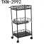 Portable manicure furniture cabinet with movable stool inside for Nail Salon TKN-2992