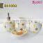 Decorative ceramic bathroom set