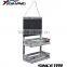 Modern Stacked Wood Gardening Display Stand