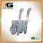 Wooden small cart flowerpot