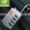 Promotional 3-dial combination zinc-alloyed locks,luggage locks