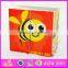 2017 New design educational toy children wooden cube puzzle W14F055