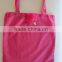 Rose Nylon Shoulder Bag, Polyester Foldable Shopping Bag