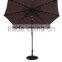 outdoor 10ft patio LED umbrellas with lights and bluetooth