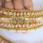 Designer PEARL polki payal ANKLETS pair feet bracelet Gold plated