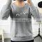 Custom label printing 100% cotton women hoodies