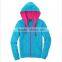 OEM Casual Plain Zipper up Lady Reversible Hoodies