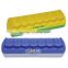 USA Made 7-Day AM/PM Med Minder Pill Box - has 14 rounded compartments, an angled imprint area and comes with your logo
