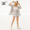 Long flowing jacket with rolled up sleeves striped blazer coat womens