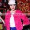winter wholesale genuine rabbit hair jacket raised grain waves were thin lady short sleeves fur coat