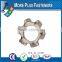 Made in Taiwan External Tooth Lock Washer Stainless Steel or Carbon Steel Zinc Plated