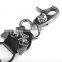 Punk Double Line Bullet Gun Pendant Biker Keychain Key Jean Wallet Chain
