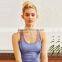 Sexy fitness women tops high compression back mesh vest yoga wear gym tank top
