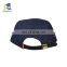 new fashion custom leather patch 5 panle plain dad hat