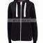 Ladies plain zipper hoddie with cangaro pocket
