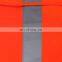 CNSS 100% polyester high visibility fluorescent orange reflective safety vest