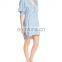 C103 Lace Neck Cover Up Tunic Beach Kaftan