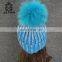 Best Choose Beanie Cap Acrylic Pompom Beret Fur Pompoms Hat