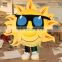 HI high quality adult sun mascot costume