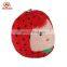 ICTI Factory Favorable Price Cute Soft Stuffed Plush Strawberry Fruit Keychain