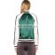 Green front zip women high quailty 100% polyester Aviator Jacket