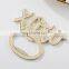 2017 New Arrival Wedding Guest Gift Unique Design Gold XOXO Shape Bottle Opener Wedding Party Souvenirs