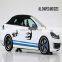 chrome letters custom car sticker
