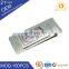 Wholesale gold metal money clip plastic money clip