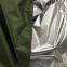 Outdoor deep Green silver coated waterproof tarp sun shelter