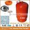HOT NIGERIA KENYA TANZANIA GHANA BUTANE 12L 5KG LPG GAS CYLINDER, PROPANE LPG CYLINDER WITH CAMPING BURNER HEAD REGULATOR VALVE