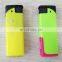 plastic windproof lighter cigarette lighter electronic lighter with or without LED