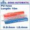 GOGO ATCOutside diameter 6mm inside diameter 4mm PU6*4 pu coil hose length 15m + Quick Connector pneumatic spring pu spiral tube