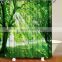 i@home 100% polyester custom print washable rainforest shower curtains 3d bathroom