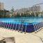 Hot sale!!! Most funny big  Frame swimming pool for water toys inflatable water slide