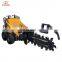 China skid steer mini chain trencher for sale